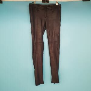 Black Orchid Skinny Pants Size 26 Faux Leather CroppedLow Rise